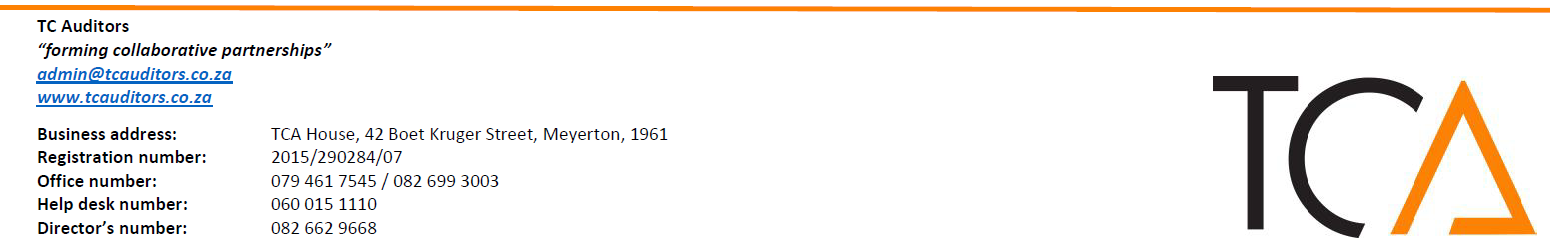 TC Auditors Footer